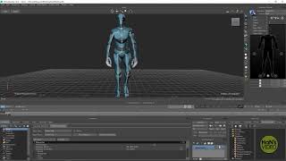 Mixamo アニメーションをBake plot Skeletonアニメーションをスケルトンにベイク [upl. by Finstad530]