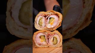 Chicken Pickles Bacon Rolls Packed in a Baguette [upl. by Lanevuj]