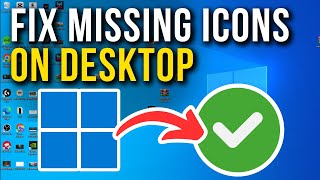 How To Fix Desktop Icons Missing On Windows PC 2024 [upl. by Peppie]