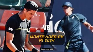 Montevideo Challenger 2024 R1 Federico Coria 3 vs Vilius Gaubas Condensed Match [upl. by Einad]