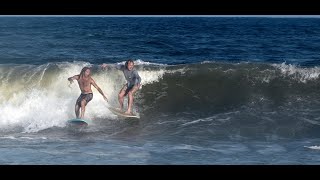 Ben Gravy Surfing A 1971 Roland TwinFin With Blair Conklin SkidKids  NE Florida 11122024 [upl. by Asabi]