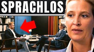 Sogar der Moderator ist sprachlos was Alice Weidel erlebt hat [upl. by Lennor819]