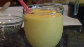 Mango Smoothie With Milk  Smoothie Recipes [upl. by Tynan580]