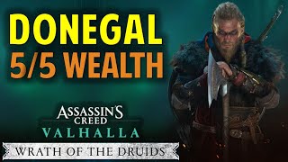 Donegal Armor  Gear Chest Location  AC Valhalla Wrath of the Druids Ulster Wealth Guide [upl. by Aetnahc]