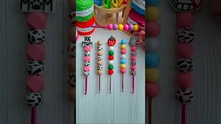 Decorate Crochet Hooks w Beads shorts [upl. by Dominy]