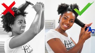 How to Detangle Natural Hair 4B 4C Natural Hair Texture PART 3 of 3 [upl. by Ahl524]