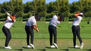 Xander Schauffele Wedge to Driver Swings with Slow Motion [upl. by Noryt]