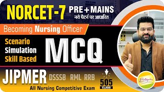 NORCET  JIPMER ScenarioSimulation Skill Practice Based MCQ 505 all nursing exam Akkisir [upl. by Blythe]