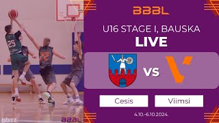 Cēsis 2009 vs KK Viimsi 2009  BBBL Boys U16 [upl. by Ailedua]