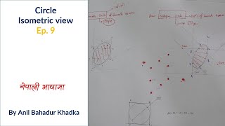 How to draw Isometric Circle  Engineering Drawing  EP 9 [upl. by Ellyn266]