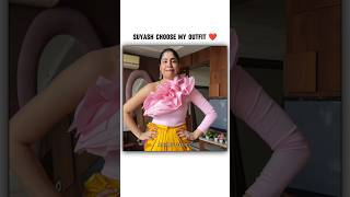 Suyash Choose Yashi Outfit💞 Suyash Vlogs suyashvlogs shortsfeed suyash SuyashVlogs shorts [upl. by Enerehs785]