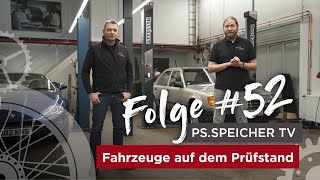 PSSPEICHER TV 52 Fahrzeuge auf dem Prüfstand MercedesBenz W 124 und Jaguar XK 8 [upl. by Ivz380]