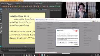 Installing Maya 2016 [upl. by Leiuqese]
