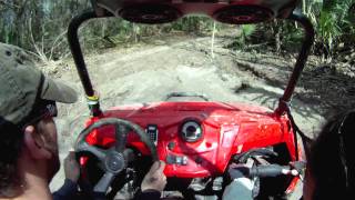 RZR 570 Extreme Mud on Stock Tires [upl. by Garland]