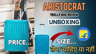 Best Trolley Bag In India 2024🔥Best Trolley Bags Under 2000🔥Aristocrat Trolley Bag REVIEW amp UNBOXING [upl. by Segal]