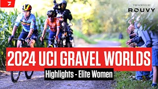 UCI Gravel World Championships 2024 Highlights  Women [upl. by Aisatsana]