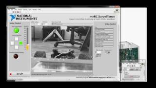 myRIO Surveillance Wheeled Robot [upl. by Nomolos]