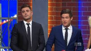 Zac Efron amp Adam DeVine  PART 1  NRL Footy Show  Ep 19 06072016 [upl. by Marjie699]