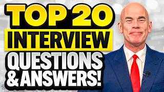 TOP 20 INTERVIEW QUESTIONS and ANSWERS How to PASS a JOB INTERVIEW INTERVIEW TIPS [upl. by Darsey]