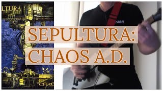 Sepultura Chaos AD album guitar riffs [upl. by Aneelas]