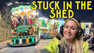 Bridgwater Carnival Day with The Vagabonds Carnival Club  stuck in the shed [upl. by Fenelia]