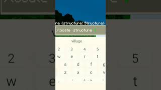 How to use locate command or how to find village minecraft locatevillage [upl. by Arbmat]