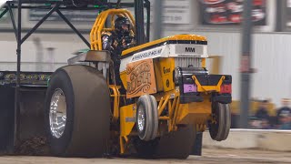 Tractor Pulling 2024 Midwest Winter Nationals Shipshewana Wednesday Test Passes [upl. by Wilkinson]