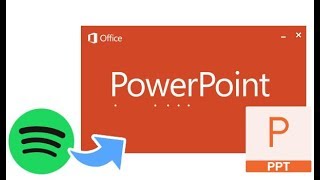 How to Add Spotify Music to PowerPoint Presentation [upl. by Airdnala237]