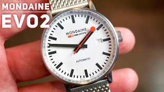 MONDAINE Evo2 Watch Review  Swiss Classic Watch [upl. by Maria]