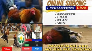 HOW TO PLAY ESABONG ONLINE HOW TO REGISTER PITMASTERS LIVE STEP BY STEP [upl. by Quirita]