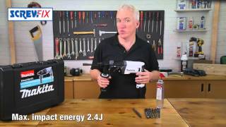 Screwfix  MAKITA 3KG SDS PLUS HAMMER DRILL [upl. by Eberly701]