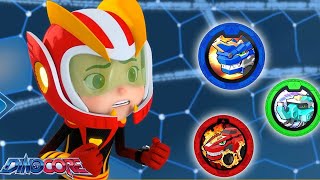 Dinocore Game Season 3 Episode 123  Cartoon For Kids  Dinosaurs Animation Robot [upl. by Weirick]