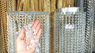 HOMEDECOR BASES PARA LUSTRE DE CRISTAL  2 FORMAS DE MONTAR [upl. by Maurey]