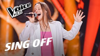 Asia Wojciechowska  „Och życie kocham cię nad życie”  Sing Off  The Voice Kids Poland 7 [upl. by Ahsimak]