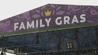 Krewe of Madhatters push parade to Sunday others Saturday parades watching weather [upl. by Solegna850]