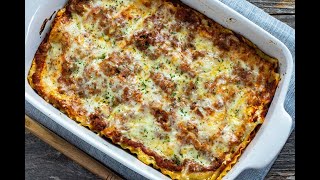 The Best Meat Lasagna with Ricotta Cheese Recipe [upl. by Jacki]