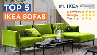 Top 5 IKEA Sofas in 2022 REVIEW  Watch Before You Buy [upl. by Dlorej510]