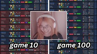 I PLAY 100 GAMES OF EZREAL  as a master tier ziggs otp [upl. by Pegg]