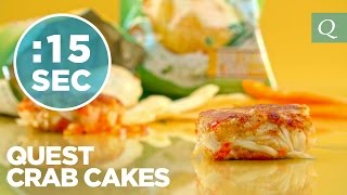 Crab Cakes Recipe  15SecondRecipe [upl. by Yelyk882]