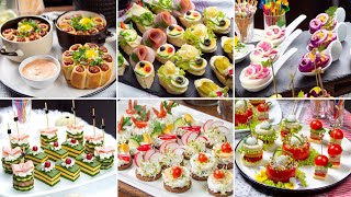 24 Fancy snacks recipes for the Thanksgiving party at home Finger food ideas for you [upl. by Enala]