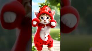 Cat dance Song  Cat comedy Dance  singhgurutechnical comedy animals funny cat [upl. by Nalyorf]