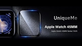 UniqueMe Apple Watch Glass  Gray Rolling BVersion Installation Video [upl. by Salas]