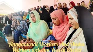 Aanganwadi Workers And Aasha Workers welcome Newly Elected Government of JKUT [upl. by Anawaj]