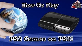 How To Play PS2 Disc Games on a PS3 Software Emulation [upl. by Ettie]