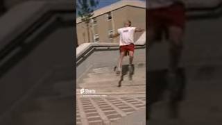 Footbag Athlete does Extreme Stunt Down Stairs [upl. by Eliot]