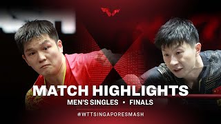 Fan Zhendong vs Ma Long  MS  Singapore Smash 2022 F [upl. by Jessen]