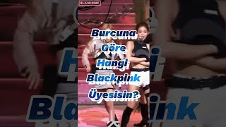 Burcuna Göre Hangi Blackpink Üyesisin💘blackpink shorts [upl. by Naashom]