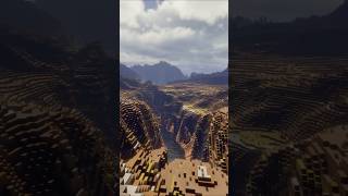 MINECRAFT Perfect Eroded Badlands minecraft minecraftmod distanthorizons minecraftshaders [upl. by Nwahsav89]