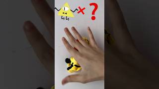 Bill Cipher❌❓😶‍🌫️🧥shots gravityfalls billcipher airdryclay satisfying ytshorts art art [upl. by Okier]