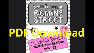 Download SCOTT FORESMAN Decodable Readers Grade 1 [upl. by Brathwaite47]